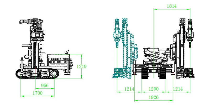 TMZ1045 drill rig 12 TMZ1045 drill rig 12
